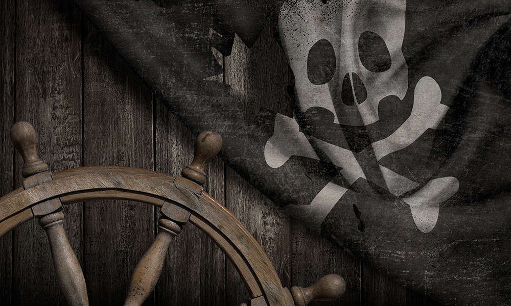 islas de Cabo Verde historia piratas bandera con timón