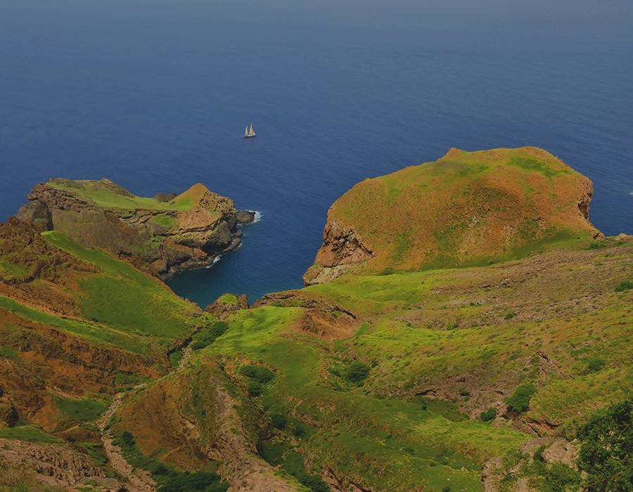 islas de Cabo Verde isla de brava paisaje costa