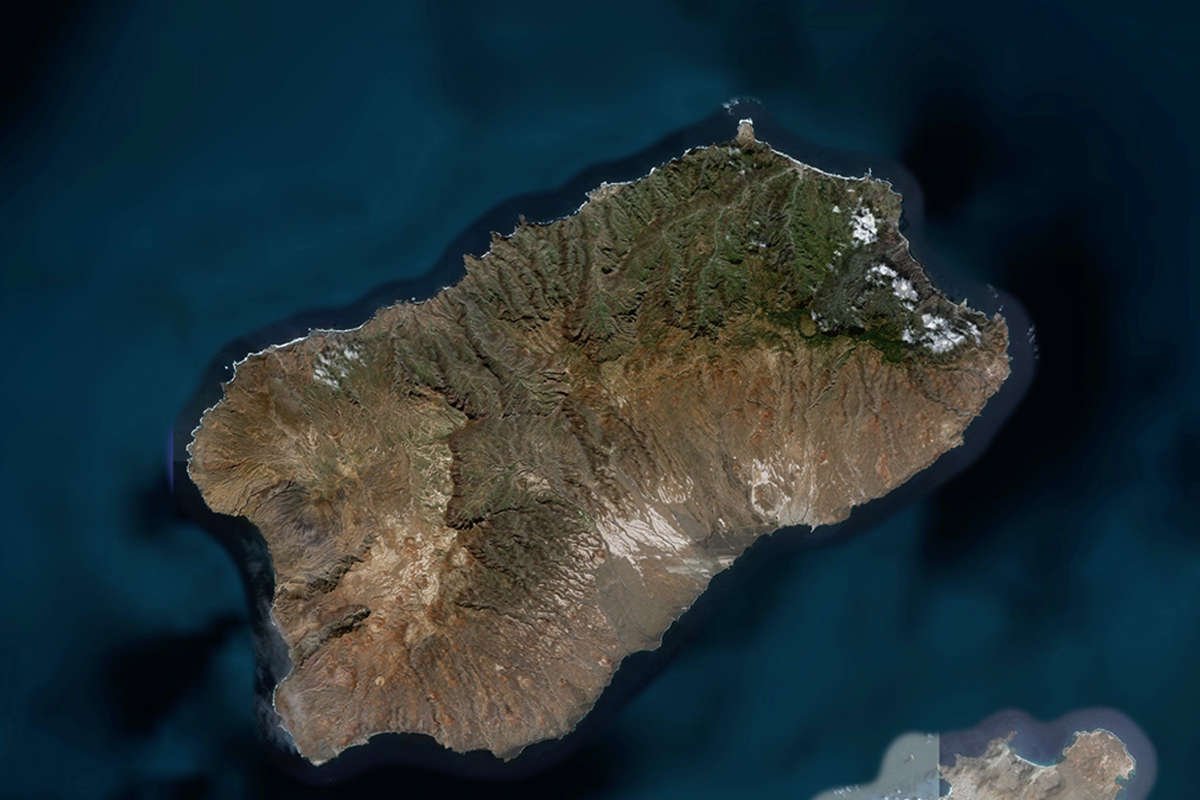 isla de santo antao vista de satelite maps