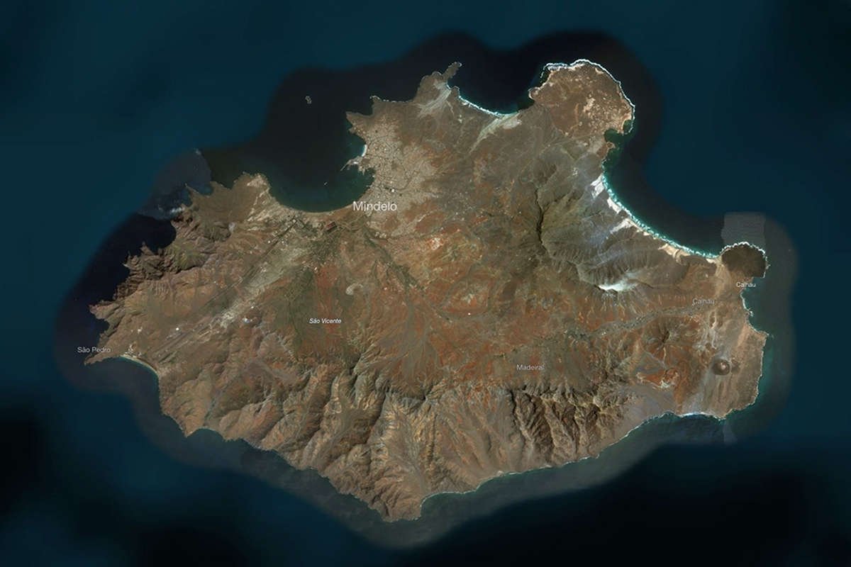 isla de sao vicente vista de satelite maps